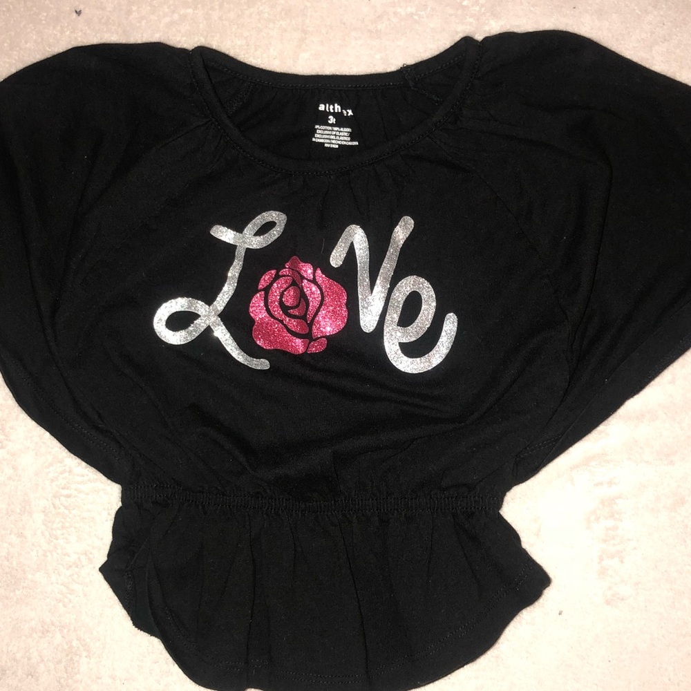Little girls flowy shirt